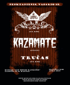 2013.02.08 KAZAMATE / KANG / TRUČAS